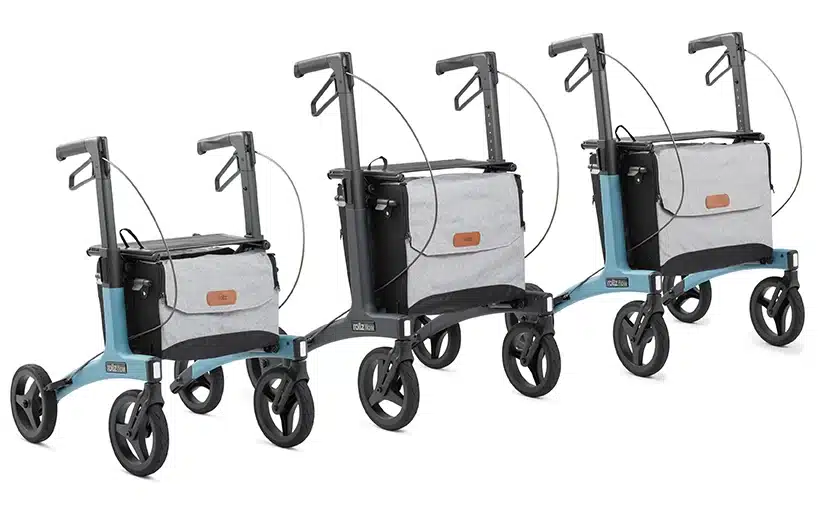 lichte rollator in drie maten